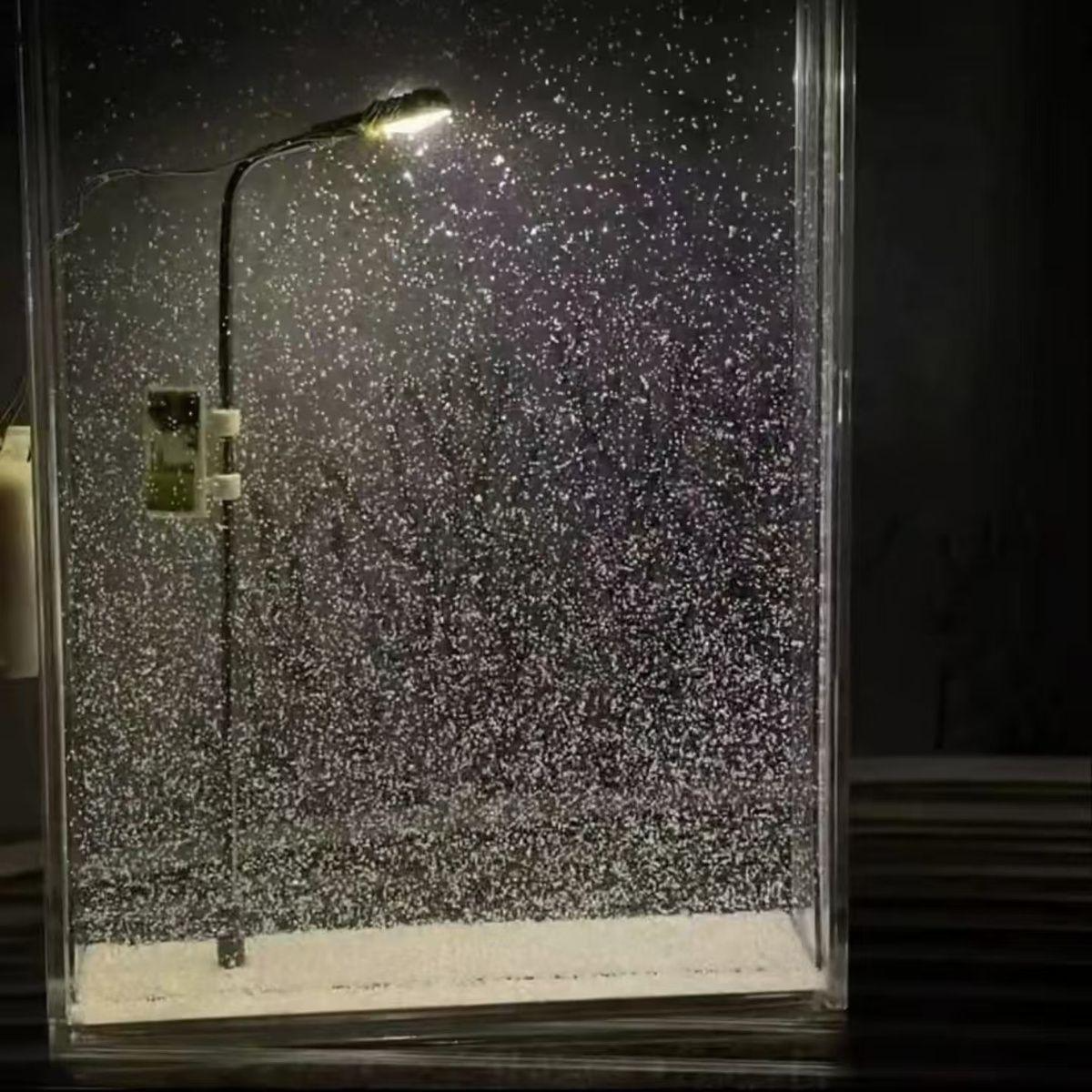 Snow Night Flow Hemp Small Night Lamp25