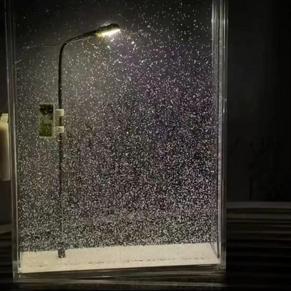 Snow Night Flow Hemp Small Night Lamp25
